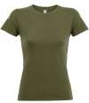 01825 Ladies Regent T Shirt Army colour image